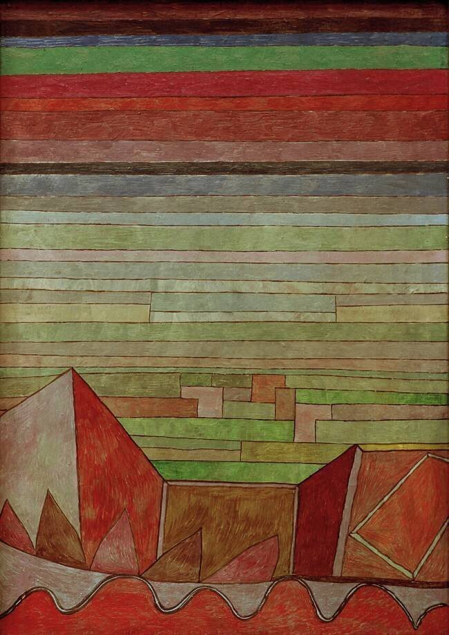 Vue du pays fertile Paul Klee