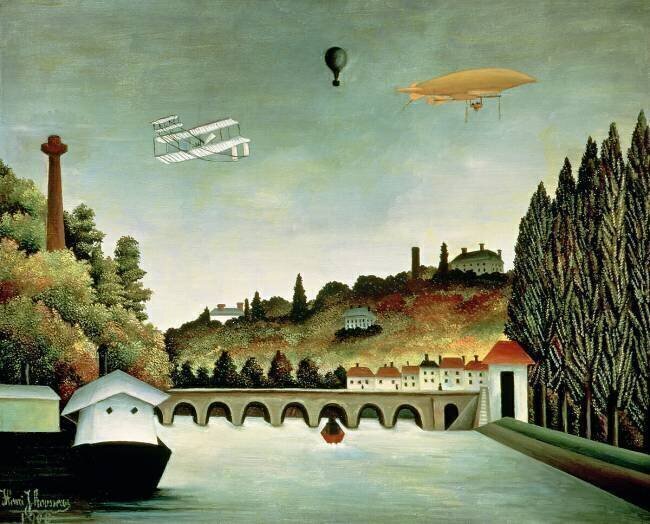 Vue du pont de Sèvres Henri Rousseau