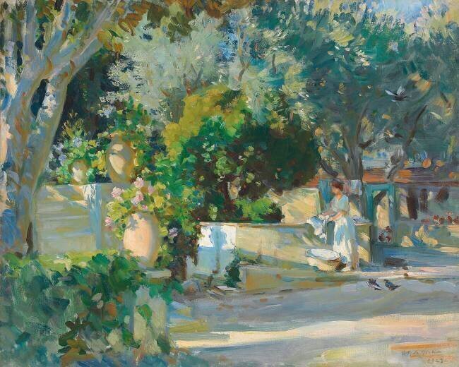 Wash Day Wilfrid de Glehn