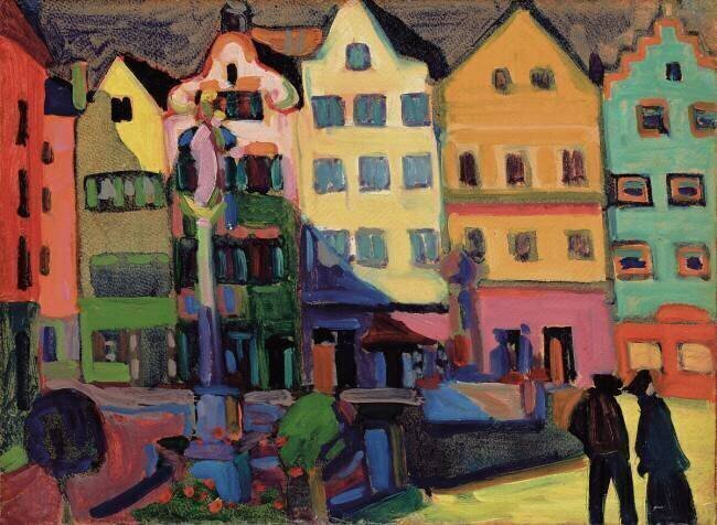Weilheim-Marienplatz Wassily Kandinsky
