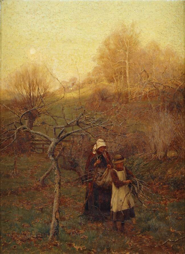 Quand le soleil se couche William Teulon Blandford Fletcher
