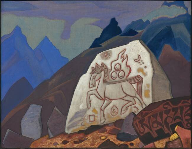 White Stone Nicholas Roerich