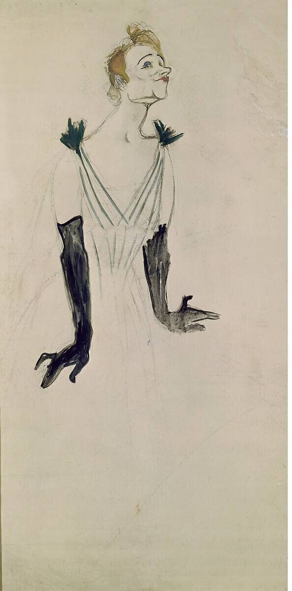 Yvette Guilbert Henri de Toulouse-Lautrec