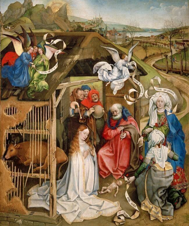 La Nativité Robert Campin