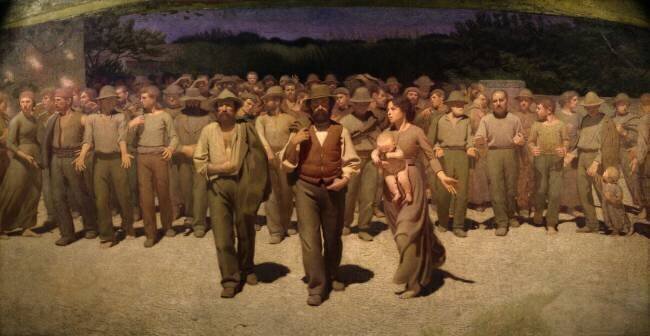 Le 4e état Giuseppe Pellizza