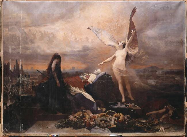 Apothéose aux funérailles de Thiers Jehan Georges Vibert