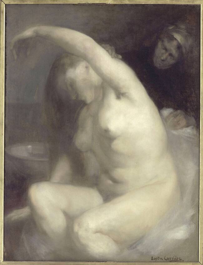 Après le bain Eugène Carrière