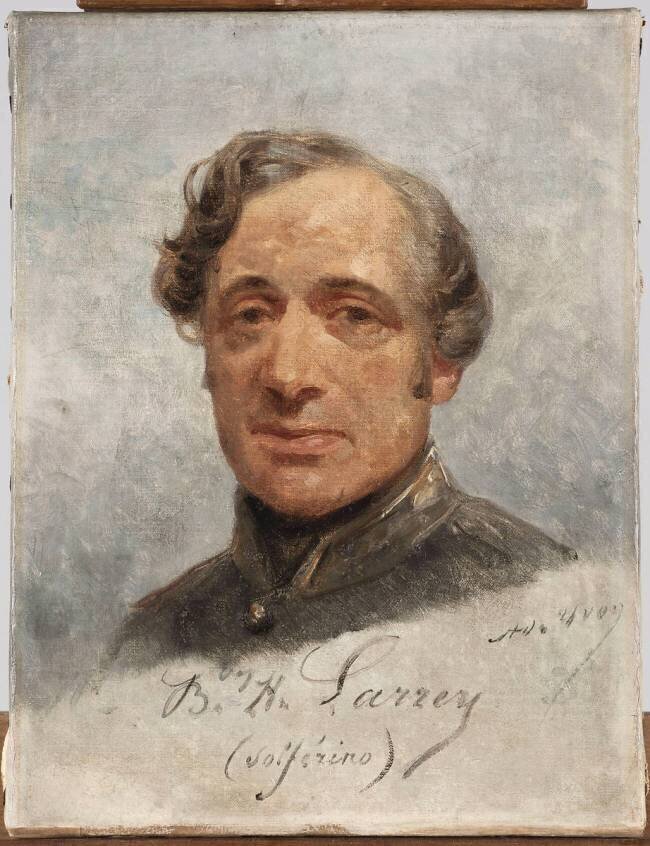 Baron Hippolyte Larrey (1808-1895), médecin inspecteur de l'Armée d'Italie Adolphe Yvon