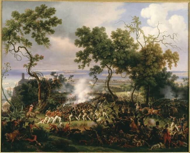 Bataille de Chiclana, prés de Cadix, le 5 mai 1811 Adolphe-Pierre Leleux