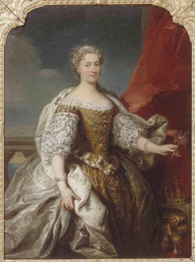 Catherine Bnin-Opalinska, épouse de Stanislas Lescszinki (1680-1747) Jean Baptiste van Loo