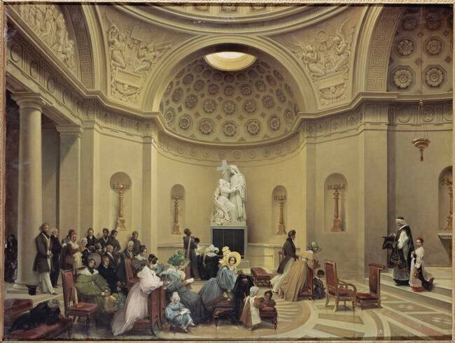Cérémonie à la chapelle expiatoire Lancelot-Théodore Turpin de Crissé