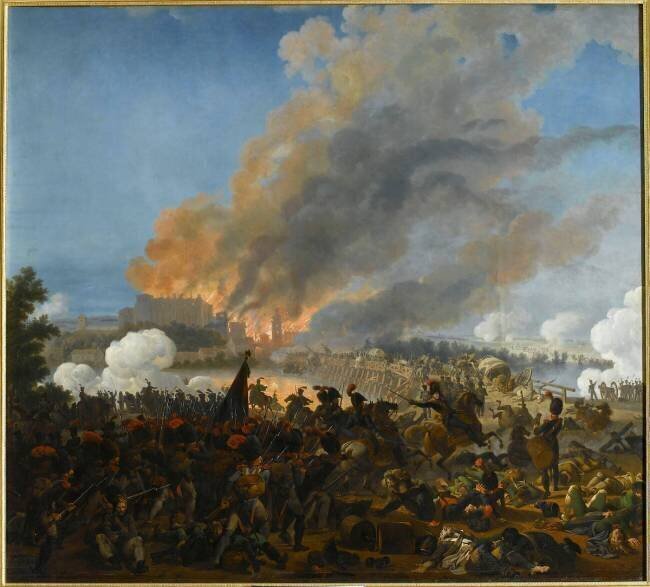 Combat et prise de la ville d'Ebersberg, le 3 mai 1809 Nicolas Antoine Taunay