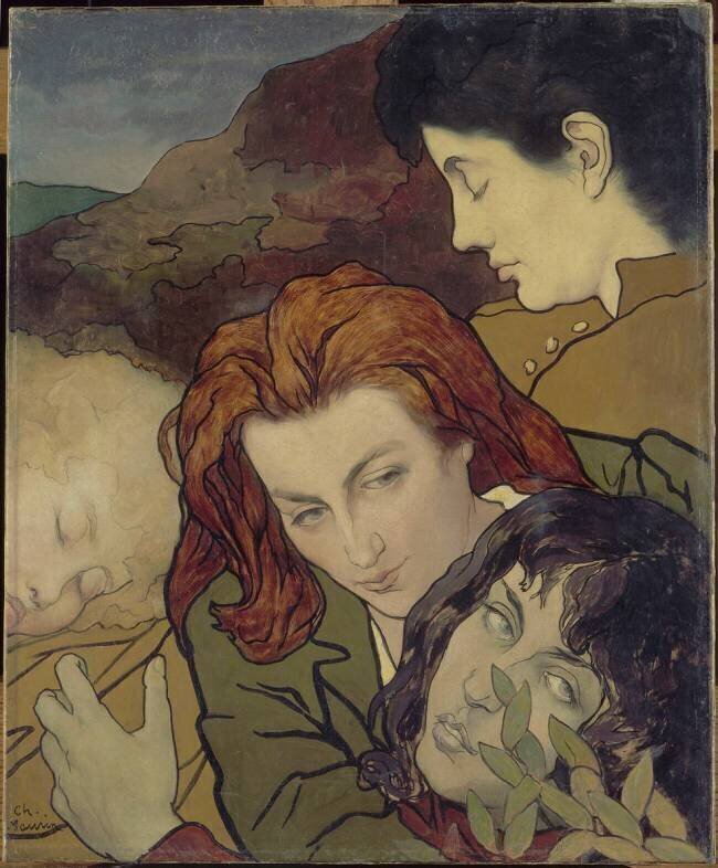 Composition allégorique Charles Maurin
