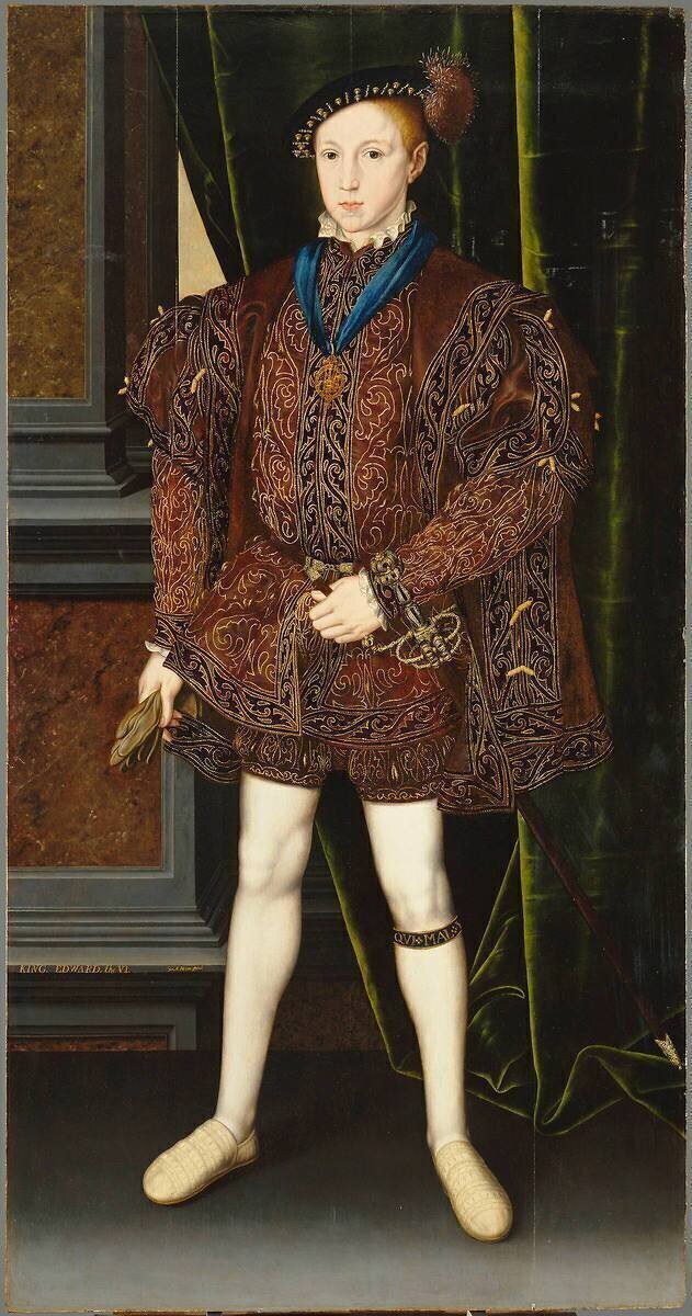 Edouard VI, roi d'Angleterre (1537-1553) Guillim Stretes