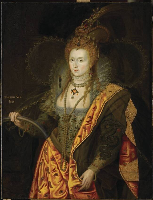 Elisabeth Ière (1533-1603), reine d'Angleterre et d'Irlande en 1558 George Peter Alexandre Healy