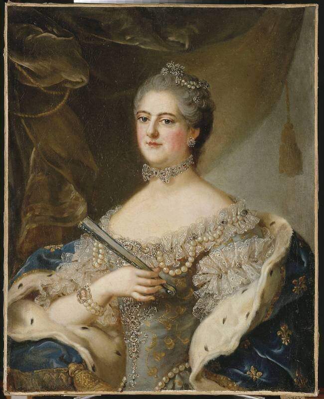 Elisabeth-Alexandrine de Bourbon-Condé, " Mademoiselle de Sens " (1705-1765) Jean-Marc Nattier (d'après)