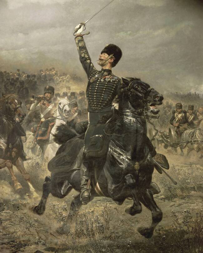 En batterie Edouard Detaille