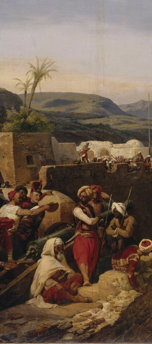 Episode de la conquête de l'Algérie en 1832- Prise de Bône, 21 mars 1832 Horace Vernet