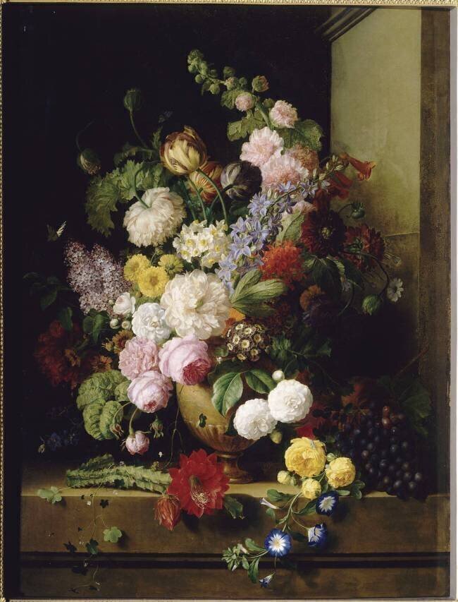 Fleurs et raisins Antoine Chazal