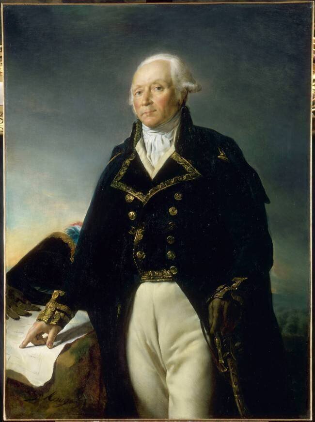 François-Christophe Kellermann, général en chef de l'armée de la Moselle en 1792 (1735-1820) Georges Rouget