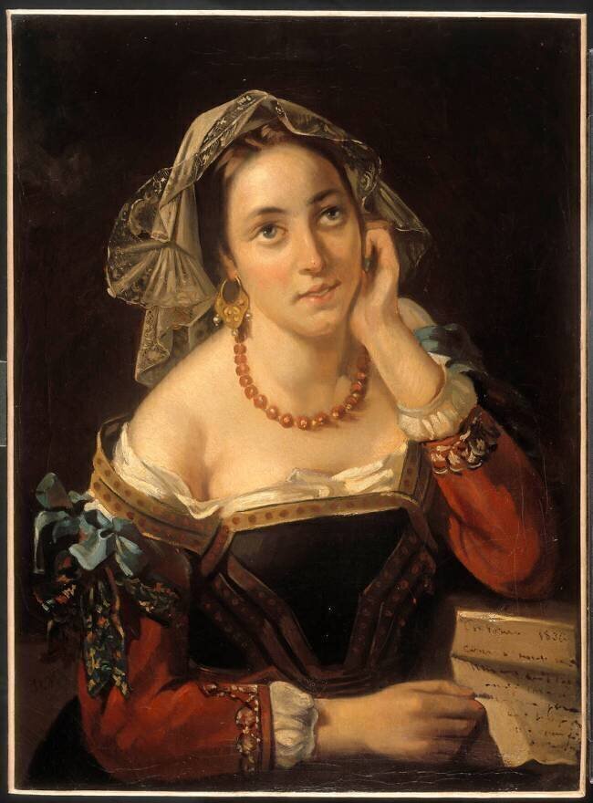 Graziella, amie de Lamartine (1836) Horace Vernet