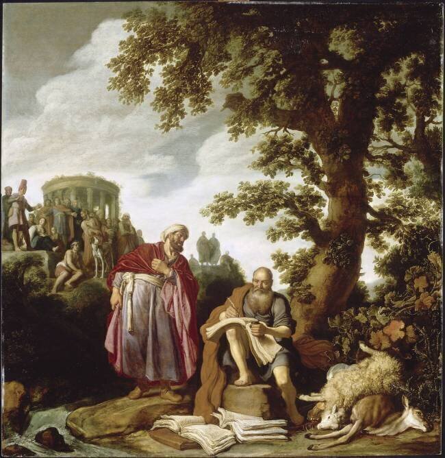 Hippocrate et Démocrite Pieter Lastman