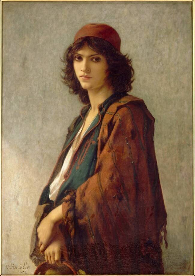 Jeune bohémien serbe Charles Landelle