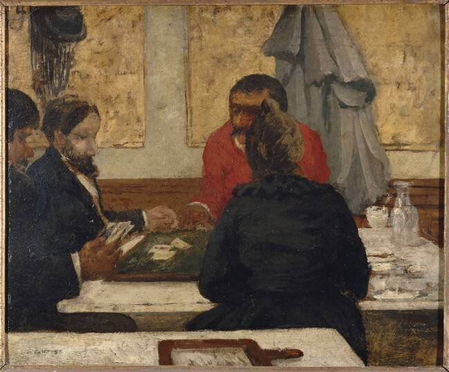 Joueurs de cartes Charles Cottet