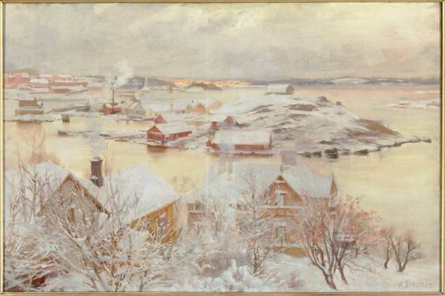 Journée de décembre Albert Edelfelt