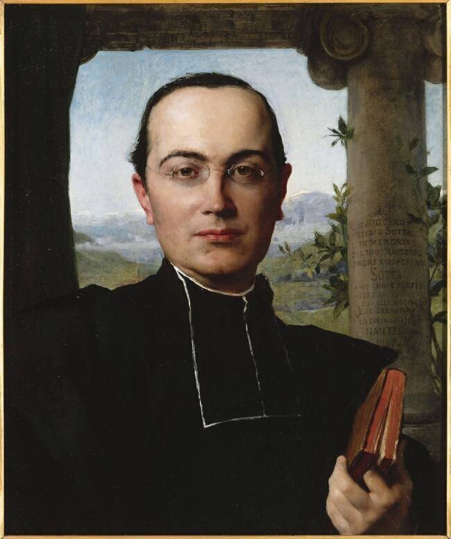 L 'Abbé Egidio Sotta Jules Elie Delaunay