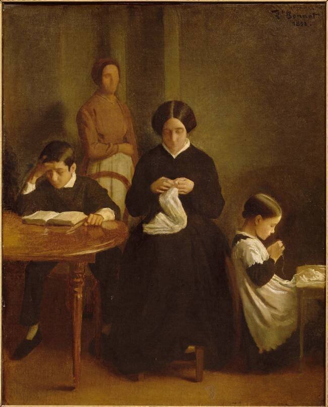 La Famille de l'artiste Léon Bonnat