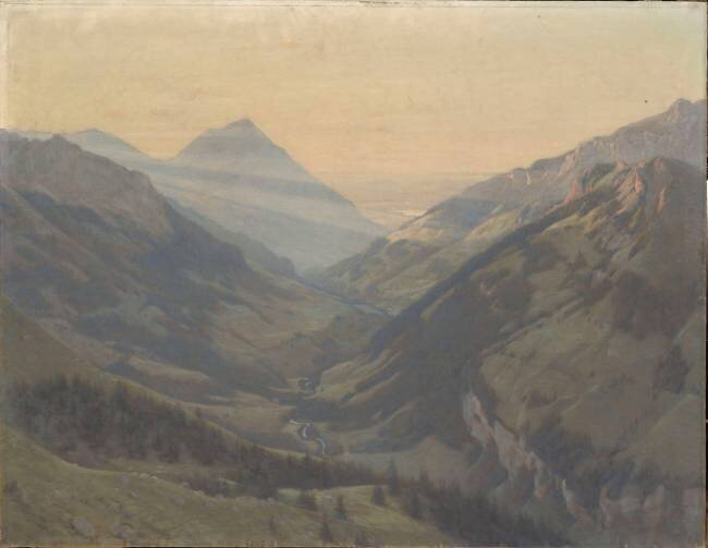 La fin d'un jour Auguste Baud-Bovy