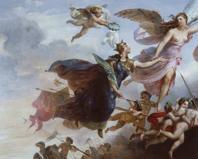 La France victorieuse à Bouvines (1214) Merry-Joseph Blondel