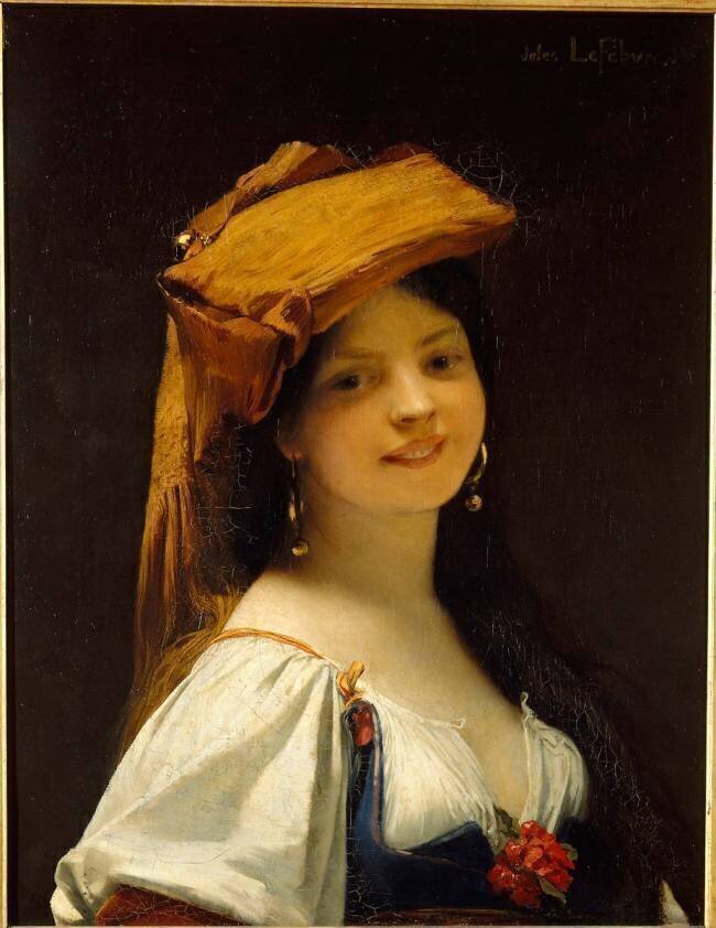 La jeune rieuse Jules Joseph Lefebvre