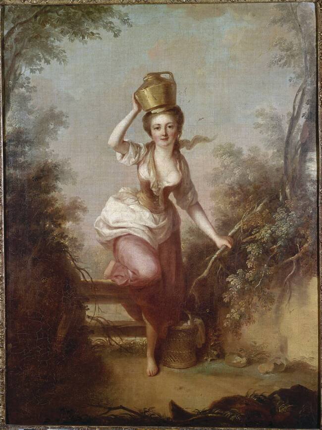 La laitière Jean-Baptiste Huet