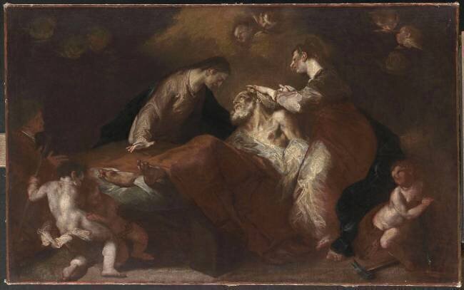 La Mort de saint Joseph Giuseppe Bazzani