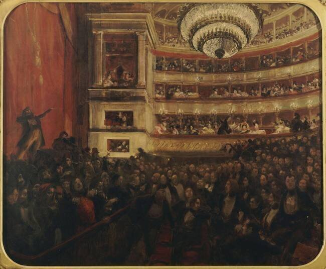 La première d'Hernani Albert Besnard