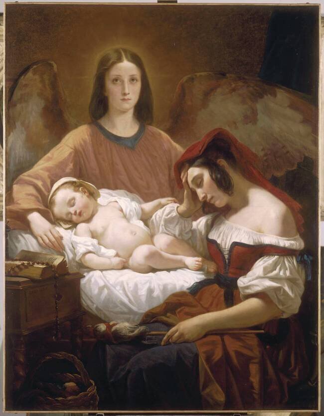 L'Ange gardien Henri Decaisne