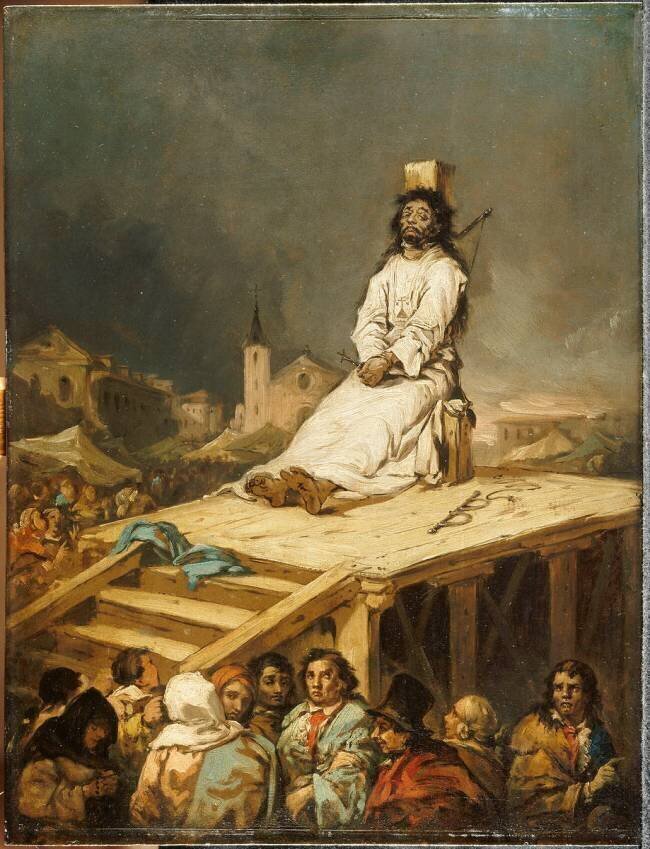 Le garrot Eugenio Lucas y Velasquez