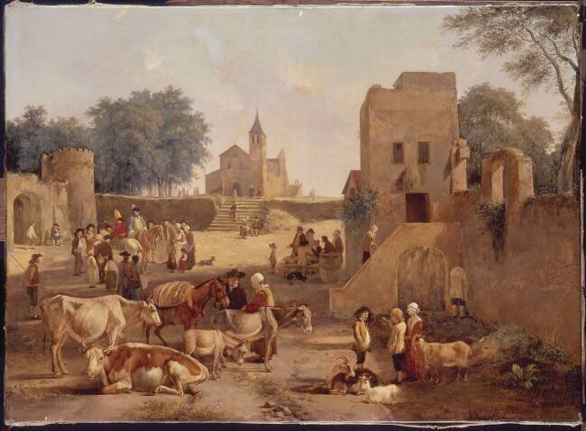Le marché d'animaux Jean-Jacques de Boissieu