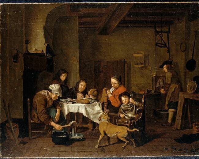 Le repas familial Jan Josef Horemans l'Ancien