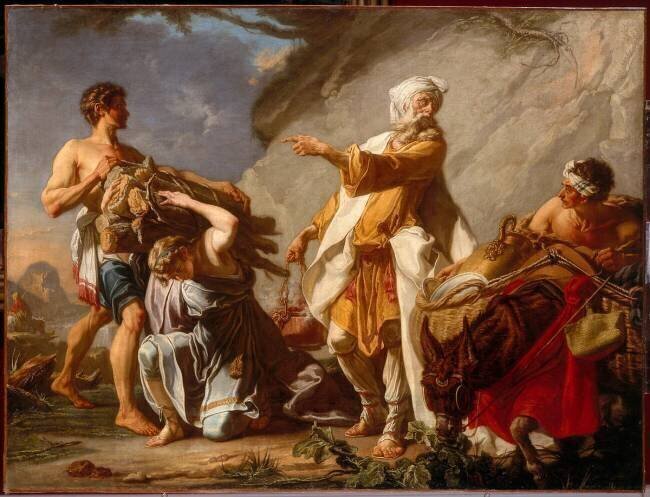 Le Sacrifice d'Abraham Hugues Taraval