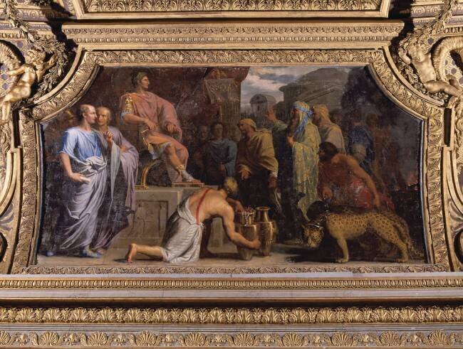 L'empereur Auguste recevant une ambassade d'Indiens Jean-Baptiste de Champaigne