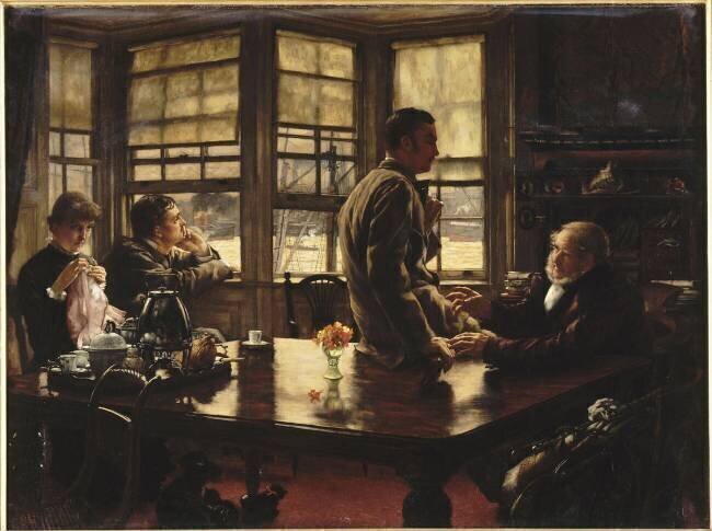L'enfant prodigue : Le départ James Tissot