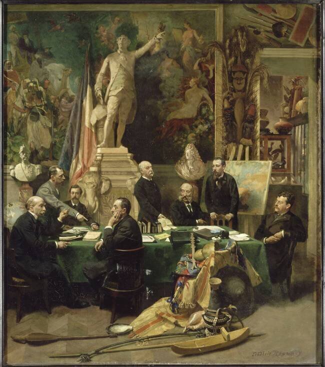 Les délégués des Colonies Frédéric Régamey