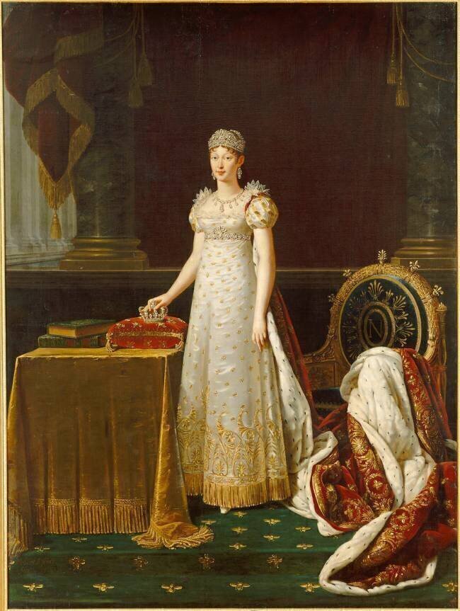 L'Impératrice Marie-Louise représentée Régente de l'Empire (1791-1847) Robert Lefèvre