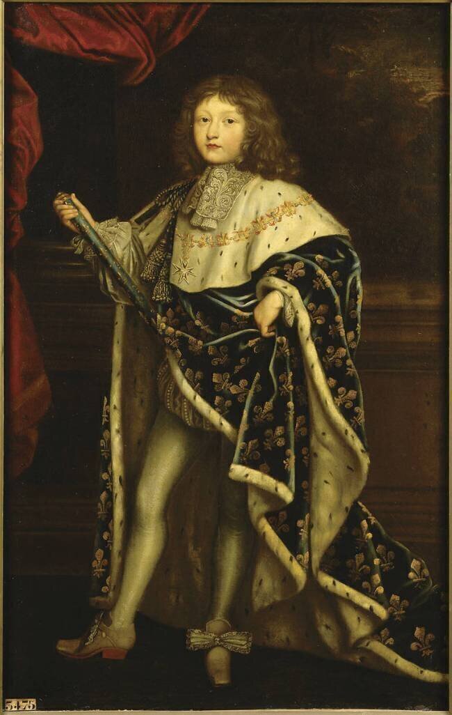Louis XIV âgé d'une dizaine d'années Henri Testelin