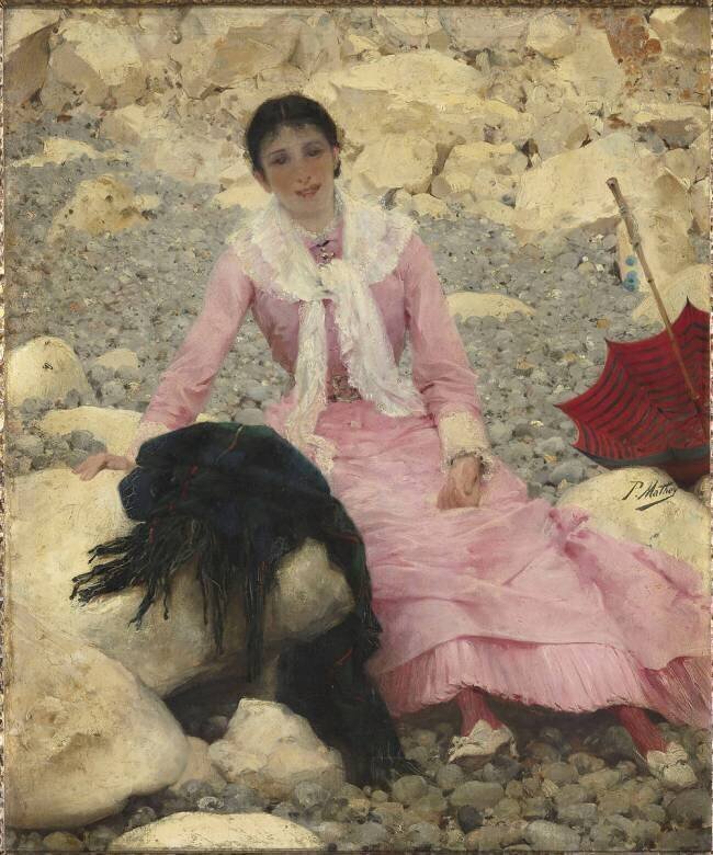 Madame Fernande Mathey (1857-1941), femme de l'artiste Paul Mathey