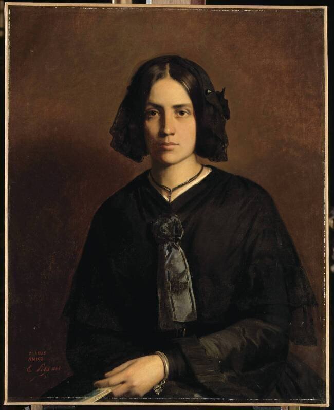 Mademoiselle Bunel, fille d'un chimiste de la Manufacture de Sèvres, ami de l'artiste Edouard Pils