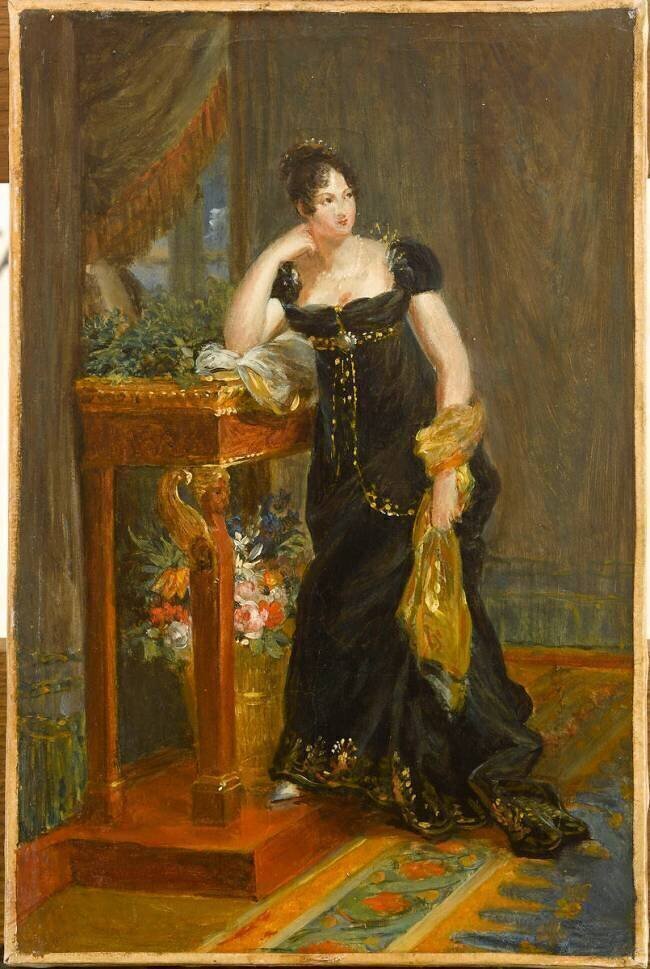 Marie-Madeleine Maret (1780-1827), née Lejeas, duchesse de Bassano (détail) François Gérard